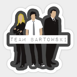 Team Bartowski minimalist Sticker